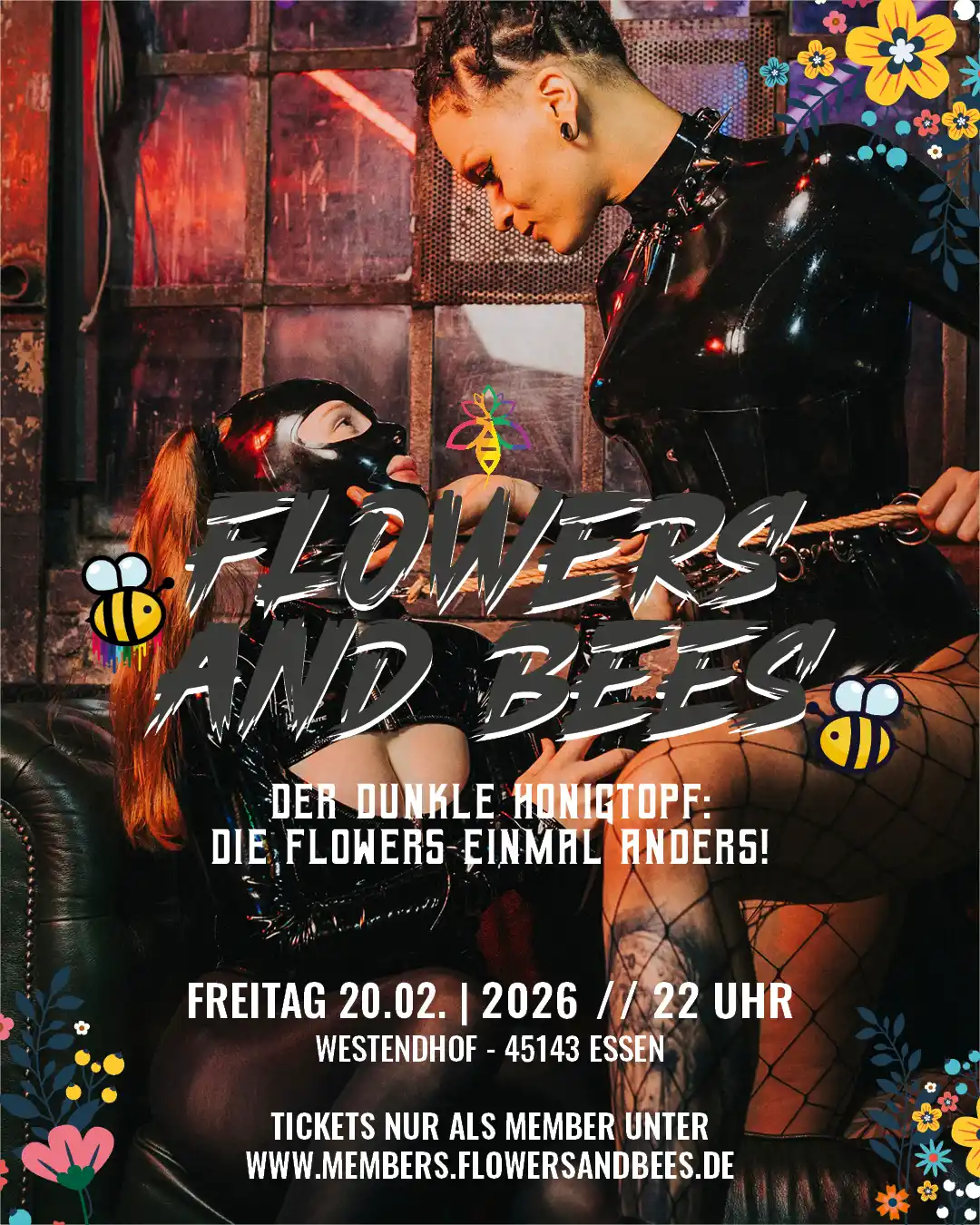 Flowers & Bees  - Der dunkle Honigtopf