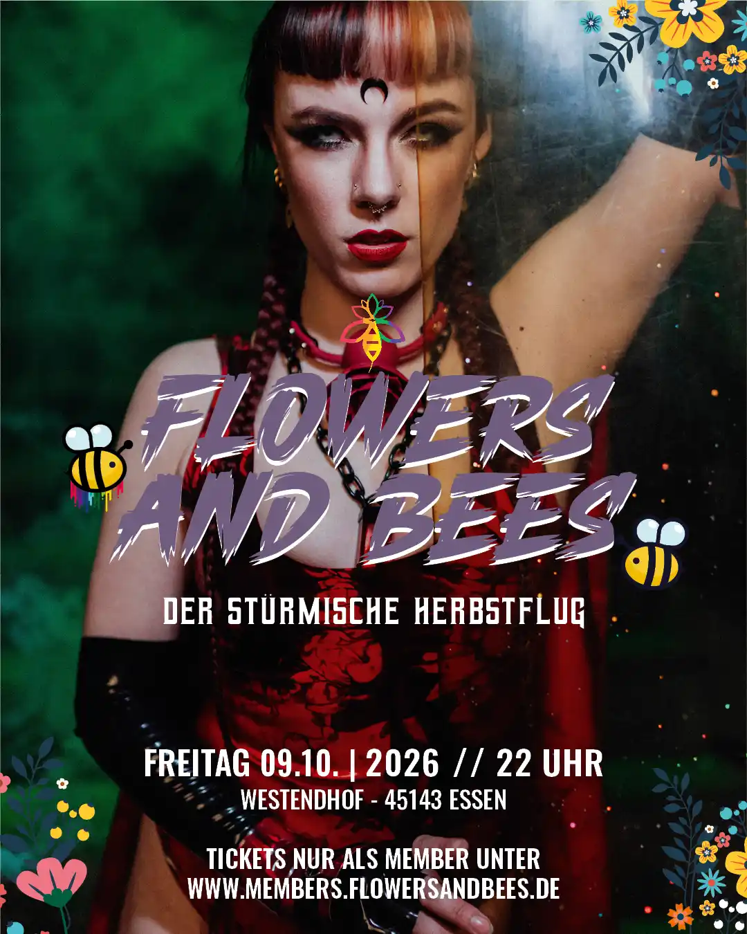 Flowers & Bees  - Der stürmische Herbstflug