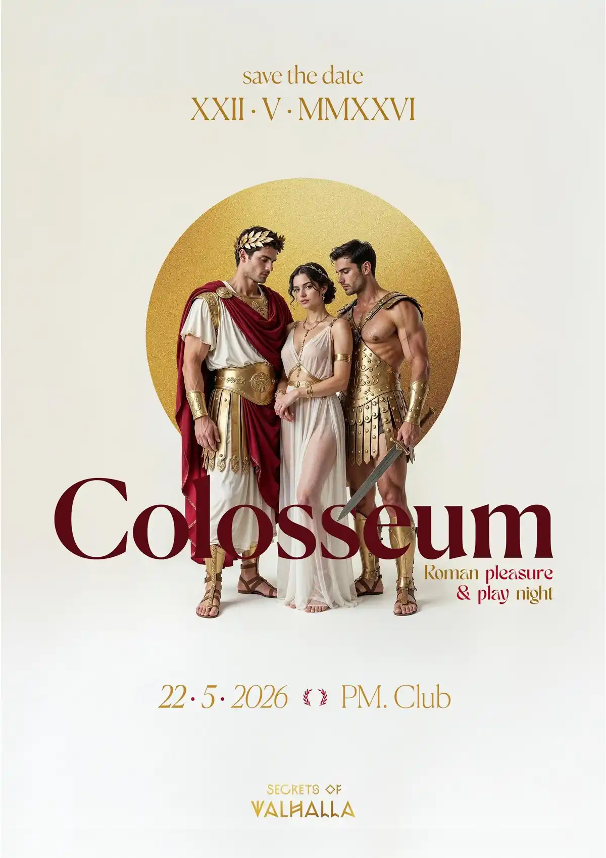 Secrets of Valhalla - Colosseum: A Night of Erotica, Dance, and Electronic Music
